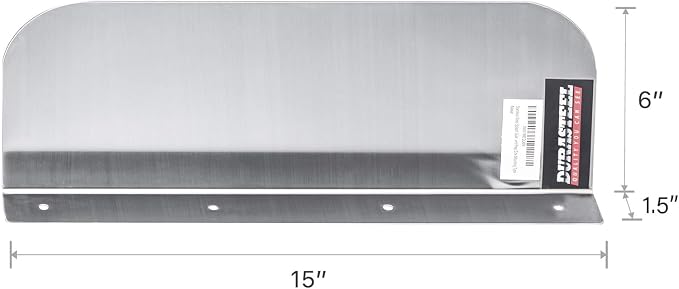 DuraSteel Stainless Steel Splash Guard - Image 3