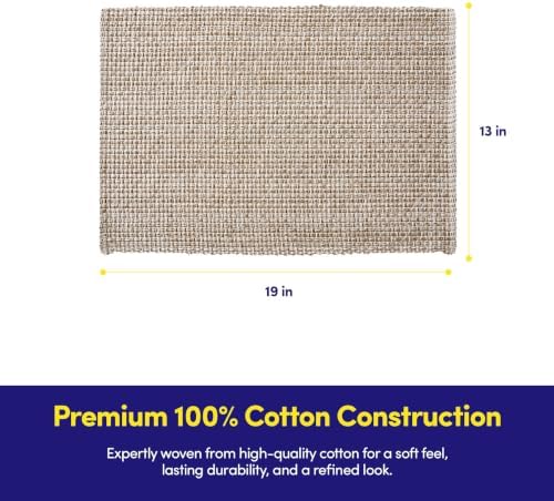 Sweet Home Collection 100% Cotton Placemats for Dining Room Rectangle