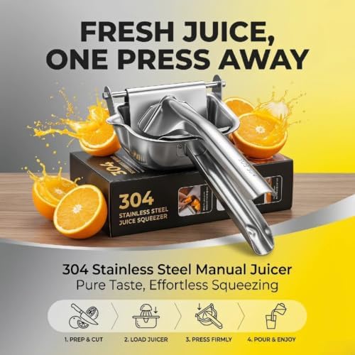 304 Stainless Steel Manual Lemon Squeezer