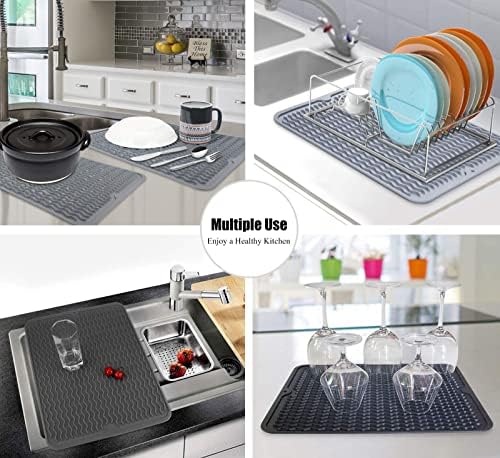 Silicone Dish Drying Mat, 16" x 12"