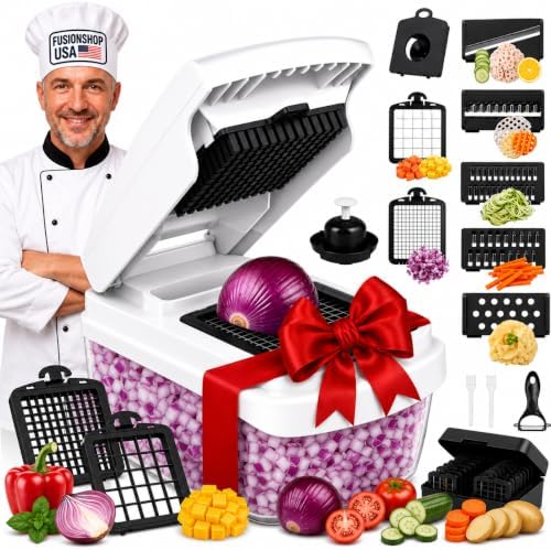 Fusionshop(USA) 10-in-1 Vegetable Chopper