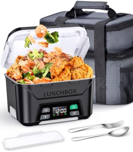 Docusvect Cordless Electric Lunch Box, 1.3L