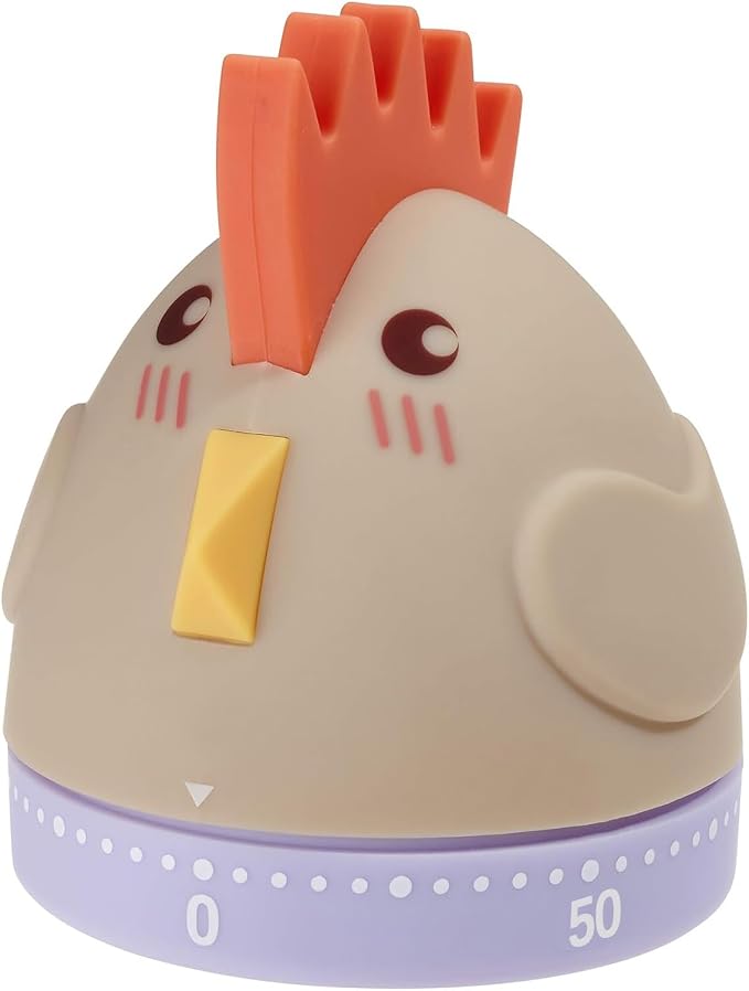 Mechanical Kitchen Timer, Cute Wind Up 60-Minute Manual Countdown by Unknown