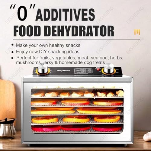Dehydrator Machine, 400W/800W, 8 Trays