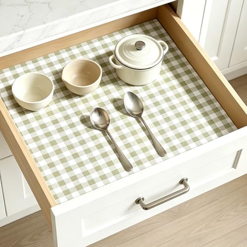 Songrey Non-Adhesive Shelf Liner & Cabinet Liner, 12" x 240"
