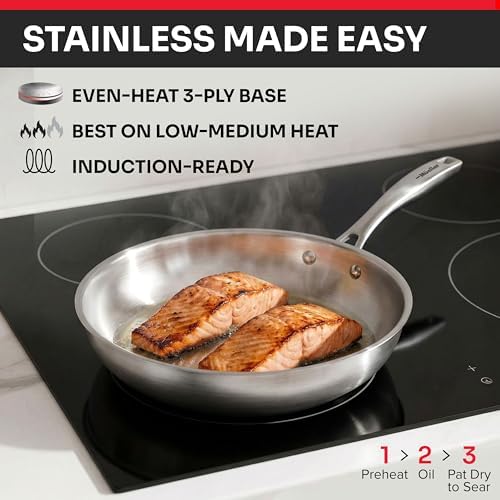 Mueller 17-Piece Stainless Steel Pots and Pans Set, Tri-Ply Ultra-Clad Pro