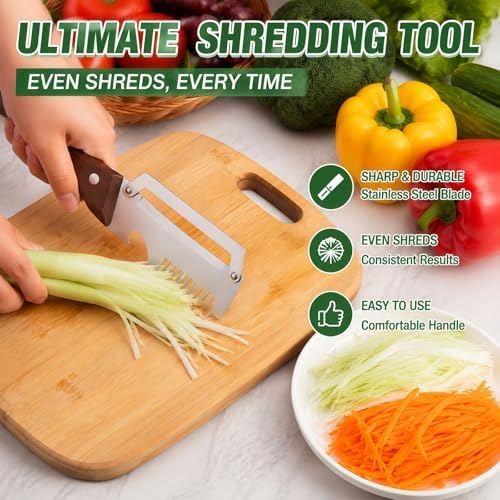 3-in-1 Vegetable Peeler with Scallion Shredder & Bottle Opener – Wide
