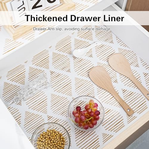 Non-Adhesive Kitchen Drawer and Shelf Liner, 12 in × 20 ft