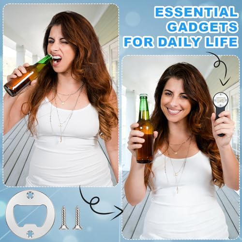 SiliFine 200 Set Bottle Opener Insert Bulk Stainless Steel Inserts Kit