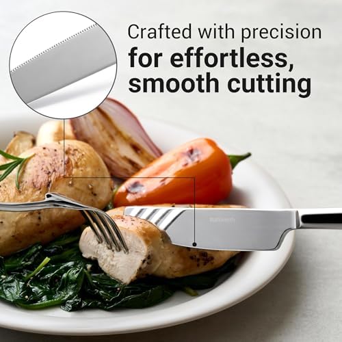 20-Piece Durable 18/10 Silverware Set, Stainless Steel Flatware