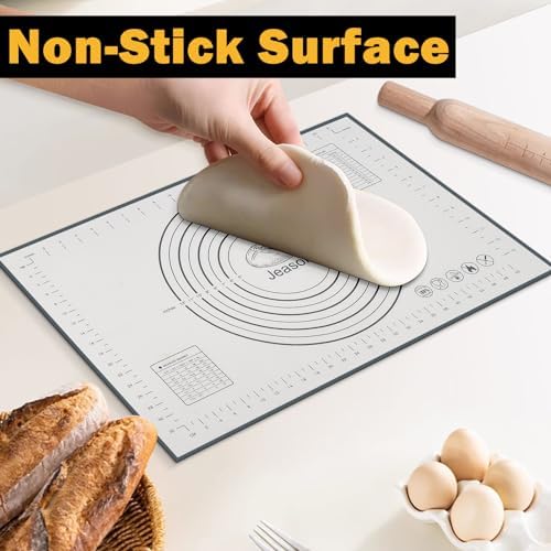 Silicone Baking Mat and Bread Sling Set, 3 Pieces