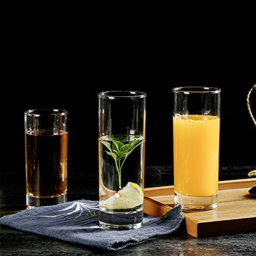 QAPPDA Highball 10 oz Drinking Glasses Set of 12, Clear Glass Cups