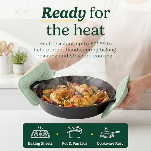 Cuisinart Silicone Pot Holders, Set of 2, 7" x 9"