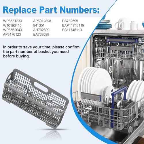 8531233 Dishwasher Basket For Whirlpool Dishwasher Silverware Basket
