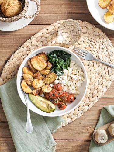 LE TAUCI Pasta Bowls 46oz, Large Salad Bowl, Ceramic Serving Plate