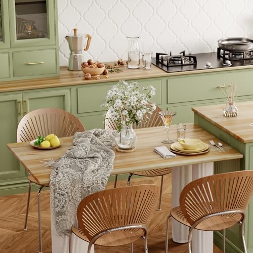 Rubberwood Butcher Block Countertop, 48"x30"