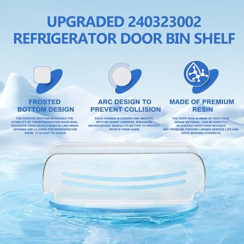 UPGRADE 240323002 Refrigerator Door Shelf Bin Replacement Part