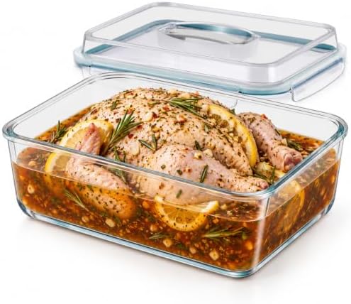 Sorbus 4800 ML, 163 oz LARGE Glass Food Storage Container with