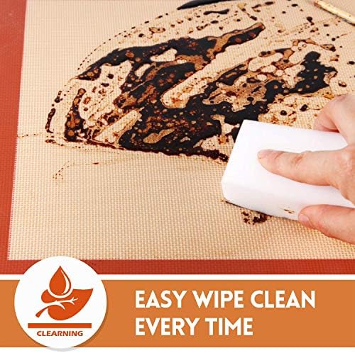STATINT Silicone Baking Mats, Half Sheet, Set of 2