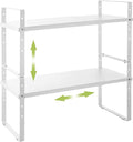 Across-Star Expandable Cabinet Shelf Organizer Rack, Stackable Kitchen Counter by Acorss-Star