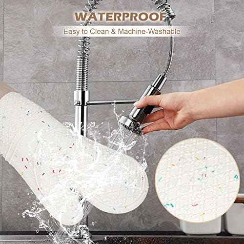 Extra Long Silicone Oven Mitts - Heat Resistant up to 500°F, 15''