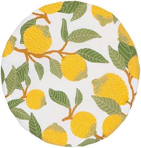 Now Designs Lemons Reusable Cotton Bowl Covers, Set of 2