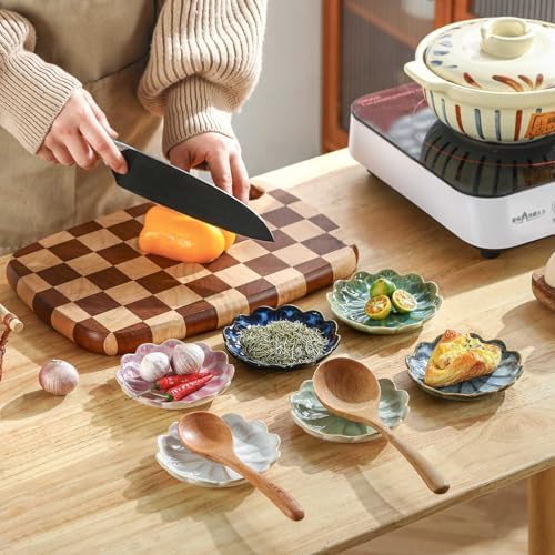 Set of 2 Ceramic Coffee Spoon Rest for Coffee Bar, Cute Cooking Spoon