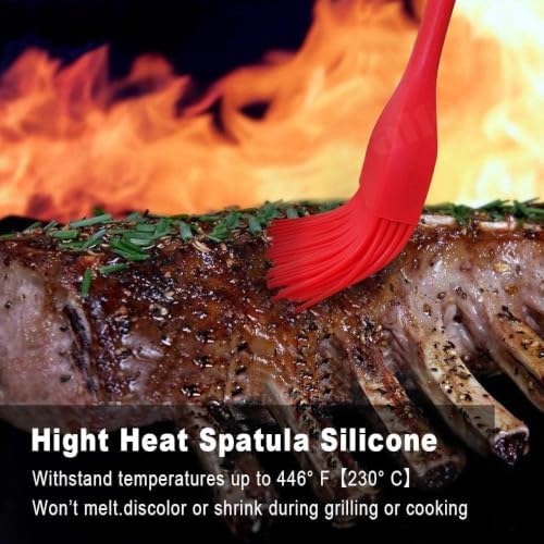 Walfos Silicone Basting Pastry Brush, 600°F Heat Resistant for BBQ