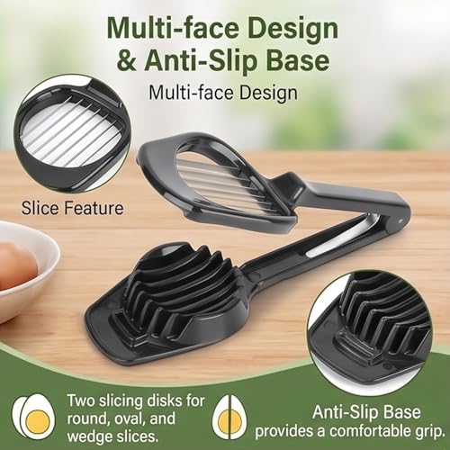 Eggs Slicer, Multi Purpose Slicer for Mushrooms, Kiwi and Fruits, Home