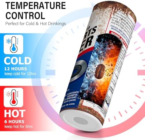 20oz Insulated Skinny Tumbler,Brake Cleaner Novelty Travel Coffee Mug
