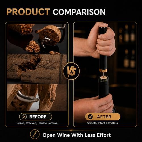 Wine Bottle Opener, Air Pressure Wine Bottle Opener Pump, 2 Pcs