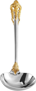 KEAWELL Premium 7.5 inch Luxury Gravy Ladle, 18/10 Stainless Steel, Small Gravy by KEAWELL