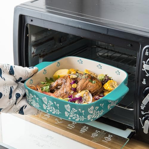 Wisenvoy Baking Dish Ceramic Brownie Pan 9x9 Baking Pan Casserole Dish