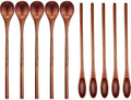Patelai 10 Pieces Wooden Coffee Spoons