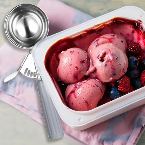 Yuanchu 6 Pcs Ice Cream Scoops, Cookie Scoops for Baking Stainless
