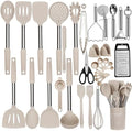 NCUE 35 Pcs Silicone Cooking Utensils Set, 446°F