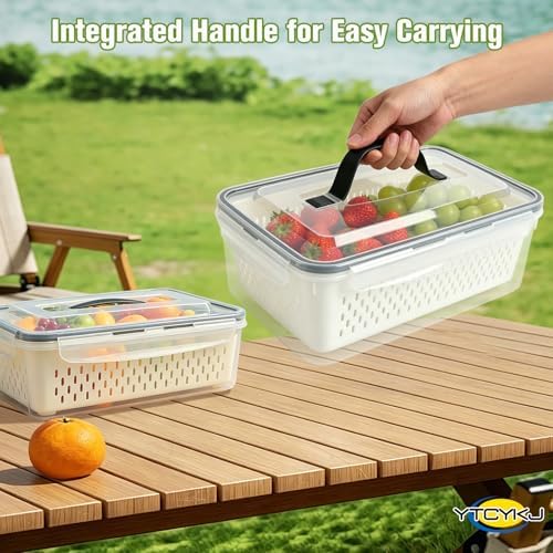 Fruit Storage Containers for Fridge, 5-Pack