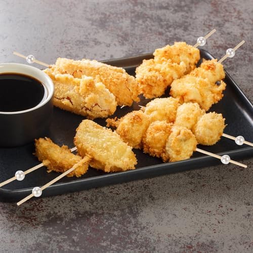 [300 Pcs] White Pearl Cocktail Picks Toothpicks for Appetizers
