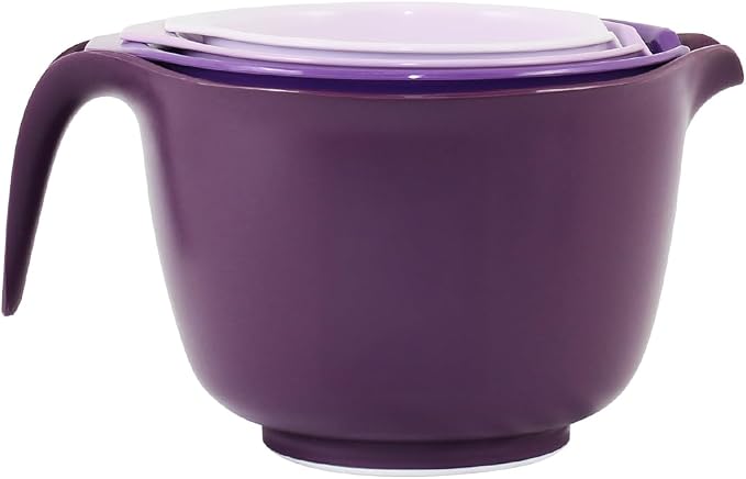 Glad Mixing Bowls with Pour Spout, Dishwasher Safe Kitchen Cooking and Baking - Image 7