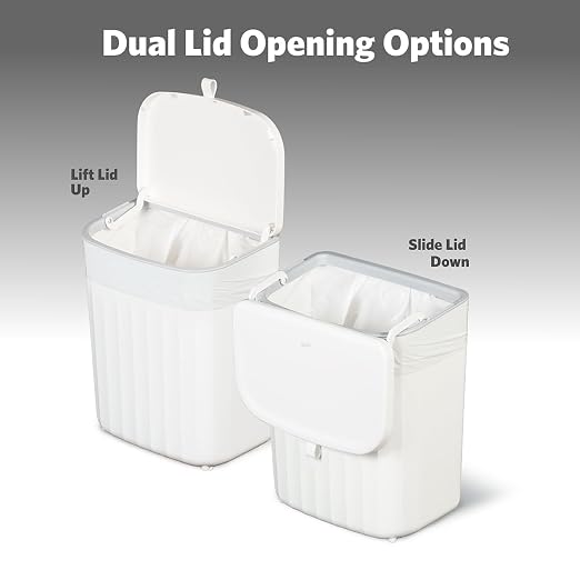 Glad Roomate Under Counter Waste Bin | Space Saving Small Trash Can - Image 3