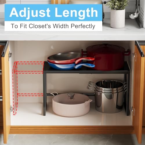Expandable Metal Storage Shelves, 110LBS