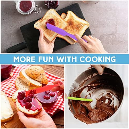 Lasnten 24-Piece Silicone Spatulas Set, Heat Resistant