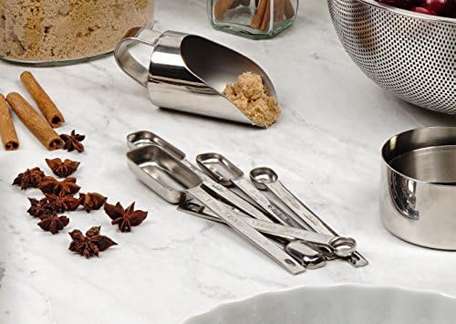 RSVP International Endurance Stainless Steel Spice Measuring Spoons