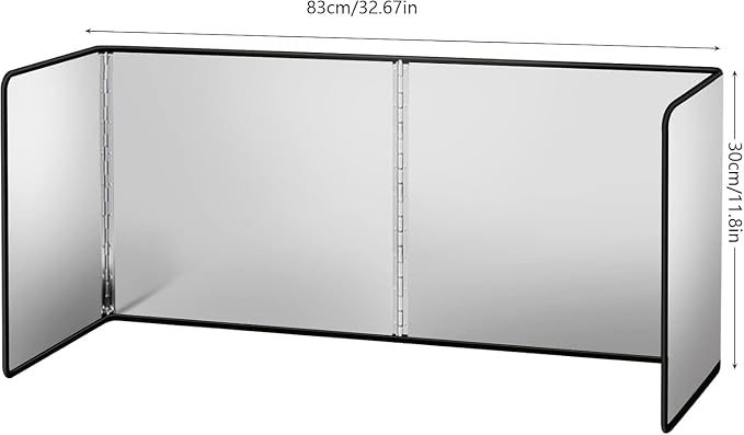 4 Sided Foldable Splatter Guard, Stainless Steel Grease Splatter Screen - Image 2