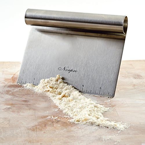 Norpro Stainless Steel Scraper/Chopper, 6in x 4in