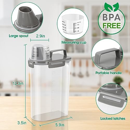 TBMax Rice Container Cereal Storage Container 2 Pack 5 Lbs, Kitchen