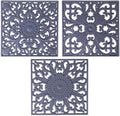 Silicone Trivets Mats for Hot Pots and Pans, Square Non Slip Mat for