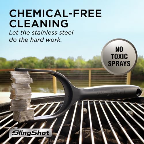 Slingshot Bristle-Free Stainless Steel Grill Cleaner