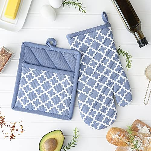 DII Lattice Basics Collection Kitchen Essentials, Oven Mitt &