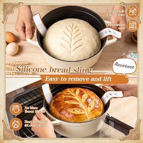 Sourdough Starter Kit with Banneton Basket, Jar and Tools